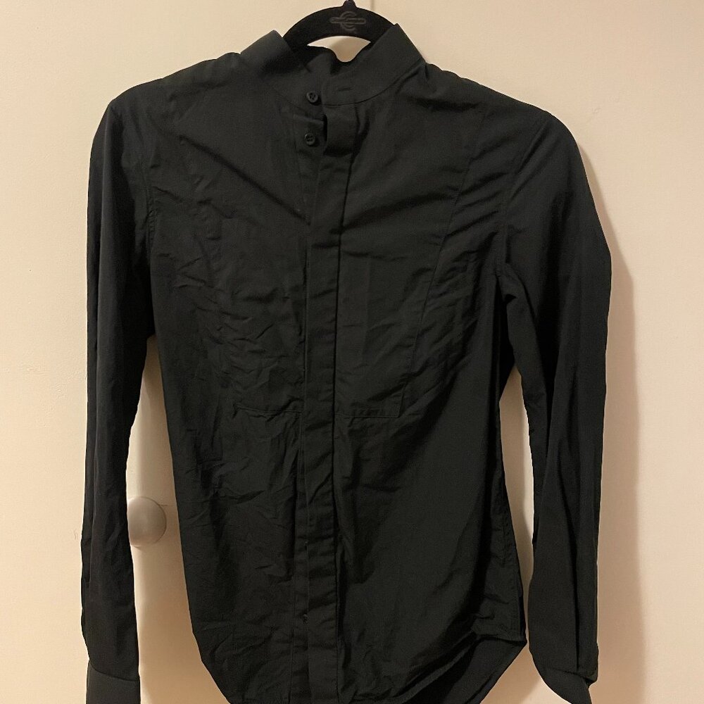 Wardrobe NYC Tuxedo Shirt Black